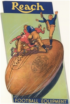 Vintage Reach Football Advertisement